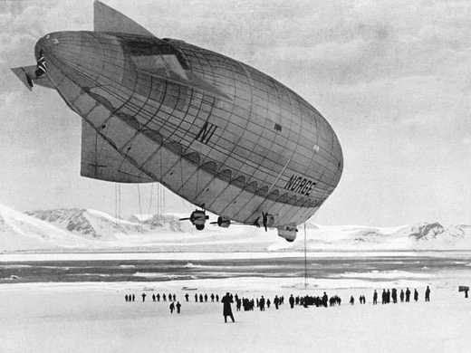 The Flight of the Airship 'Norge' over the Arctic Ocean