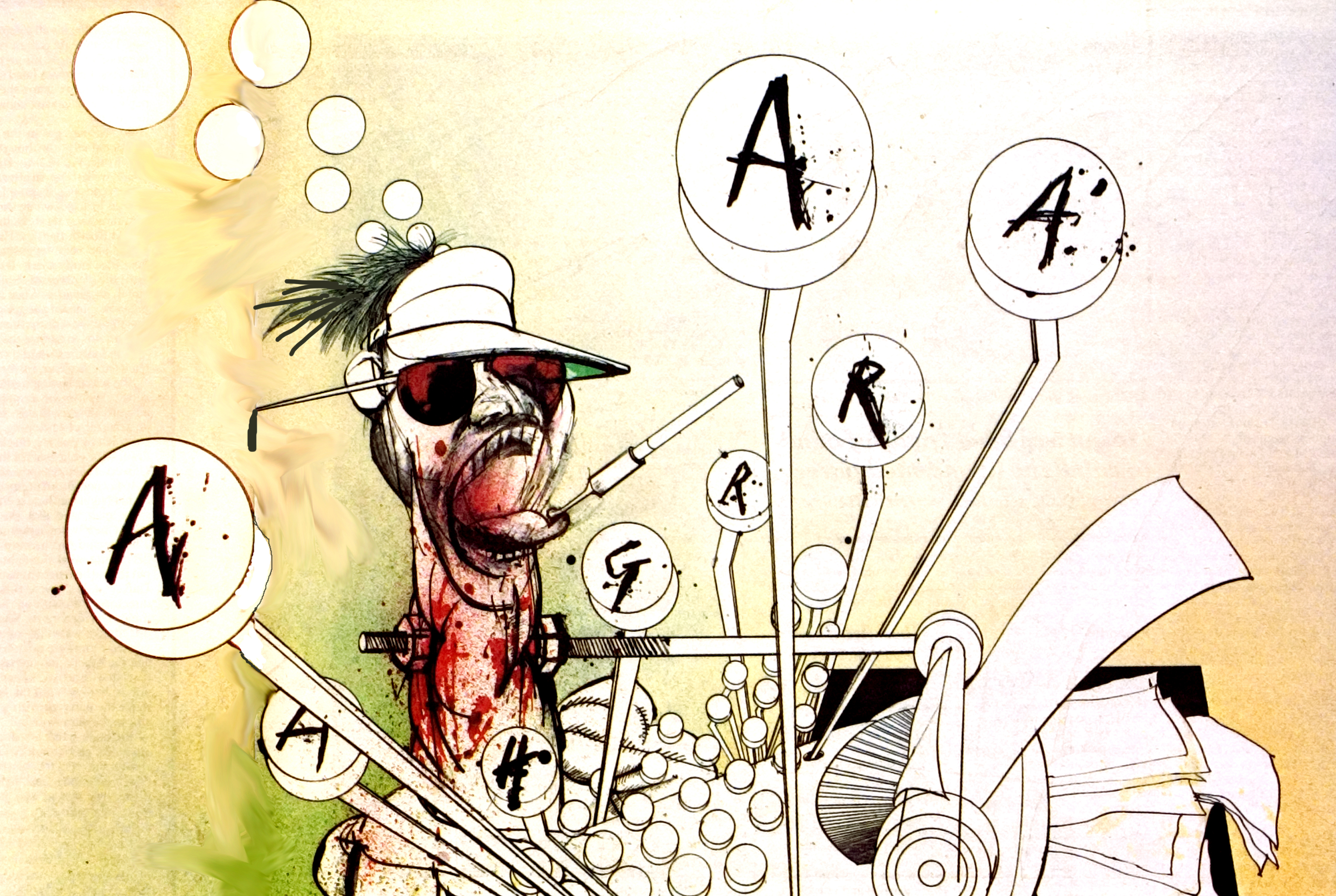 アート・デザイン・音楽 GONZO Hunter S. Thompson Gonzo: The Life and Work of Dr Hunter S. Thompson • New Zealand
